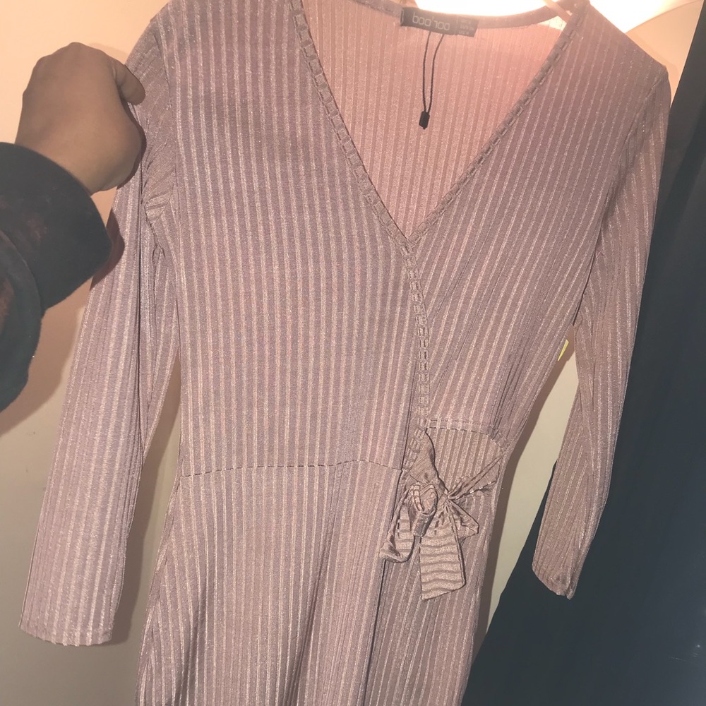 Mini blush pink dress